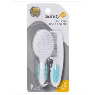 Safety 1st Soft Grip Brush And Comb Arctic Blue