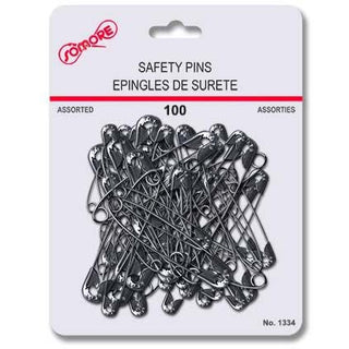 Symak Safety Pins 100 Asst