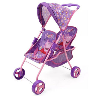 Peppa Pig Tandem Twin Stroller Purple