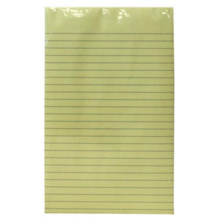 Yellow Ruled Tablet 4.75in x 7in D10