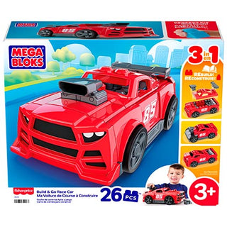Mega Bloks Build and Go Race Car