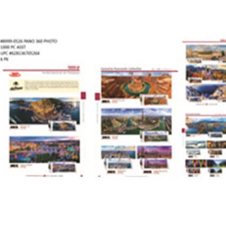 Puzzle Pano 360 Photo 1000pc Asst