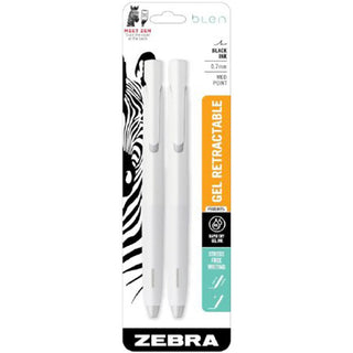 Zebra Blen Black Pen 2pk 12 pc Clip Strip
