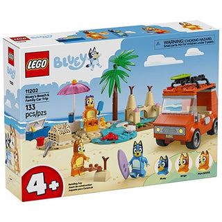 Lego Bluey Bluey's Beach & Family Car Trip