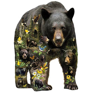 Sunsout Puzzle Shape Forest Bear