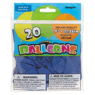 Balloons Royal Blue 9in 20pk