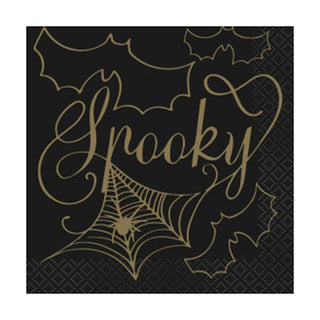 Frightfully Fabulous Spider Web Beverage Napkins