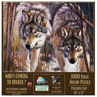 Sunsout Puzzle 1000pc Who's Coming to Dinner