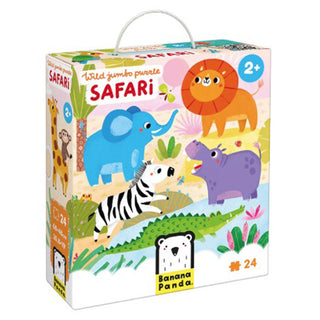 Banana Panda Wild Jumbo Puzzle 24pc Safari