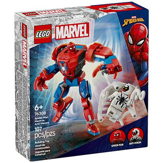 Lego Super Heroes Marvel Spider Man Mech Vs Anti Venom 107pcs