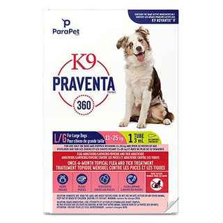 K9 Praventa 360 Flea and Tick Treatment Large Dogs 1 Tube