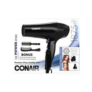 Conair Power Styler Hair Dryer with bonus styling combs 1875W
