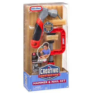 Creative Construction Hammer and Nail Set