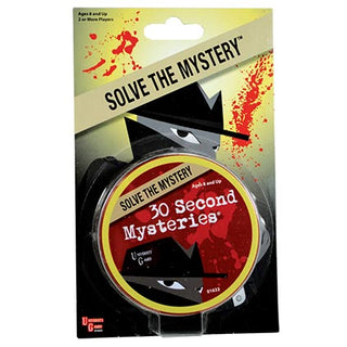 Mystery Mind Logic 30 Second Mysteries Tin