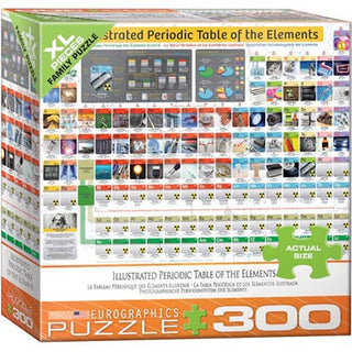 Puzzle Illustrated Periodic Table Of Elements Oversize 300pc