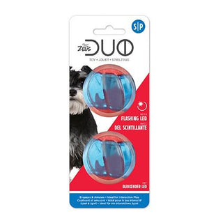 Zeus Duo Ball with LED 2Pk Small