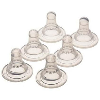Nuk First Essentials Silicone Nipples Fast Flow 6pk D4