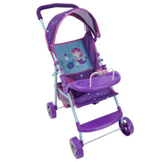 Sarah Doll Stroller Mermaid