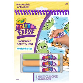 Crayola Colour and Erase Activity Pad Under The Sea