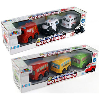 Friction Motor Friends 3pk