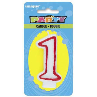 Deluxe Number 1 Birthday Candle