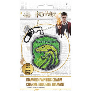 HP Slytherin Crest Diamond Painting Key Chain Kit