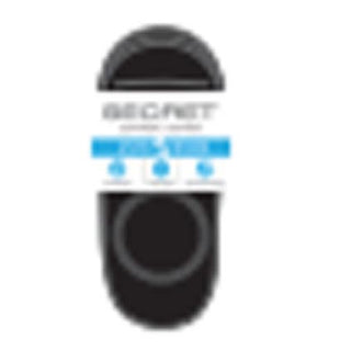 Secret 14870A Comfort No Show Liner 3pk Black Sz 9 to 11 D3