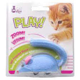 Cat Love Self Propelled Mouse Blue