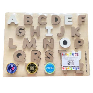 Creative Beginning Alphabet Chalkboard Puzzle