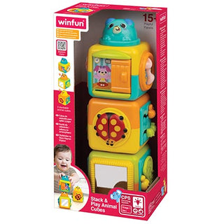 Winfun Stack and Play Animal Cubes