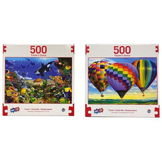 Puzzlers Choice 500pc Asst