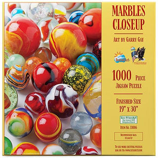 Sunsout Puzzle 1000pc Marbles Closeup