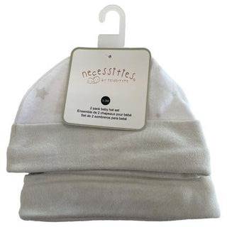 Grey Galaxy Cuff Beanie Set Newborn