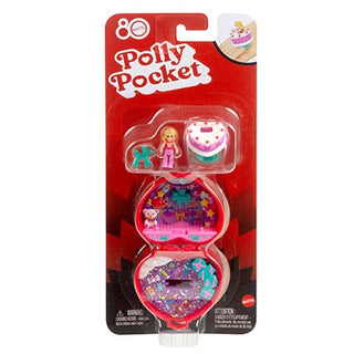 Polly pocket Mattel 80th Ruby Red Ring Box Compact