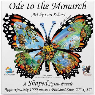 Sunsout Puzzle 1000pc Ode to the Monarch