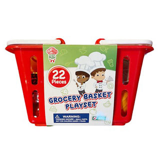 Grocery Basket Playset 21pc